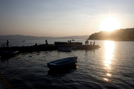 _Sonnenuntergang Ohridsee