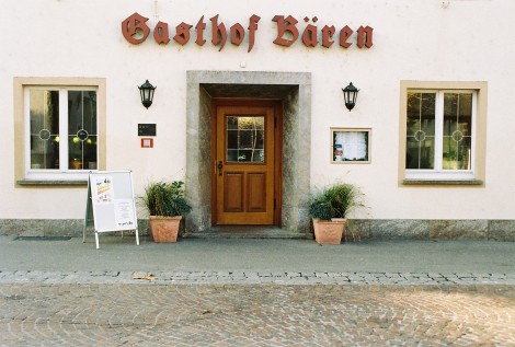 Weingarten Gasthof Bären Typography